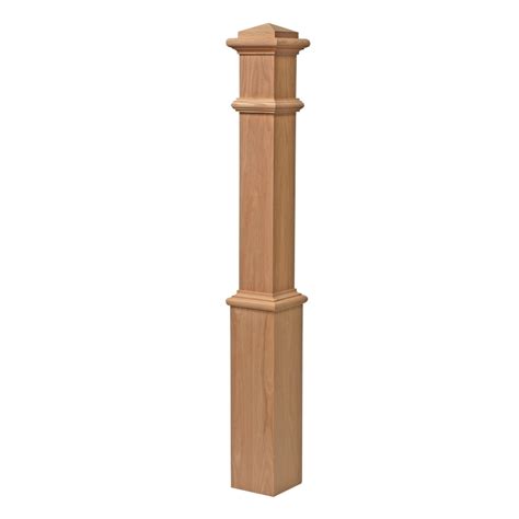 5-in x 50-in Unfinished Poplar Starting Stair Newel in the Stair Newel Posts & Installation Kits department at Lowe&39;s. . Newel post lowes